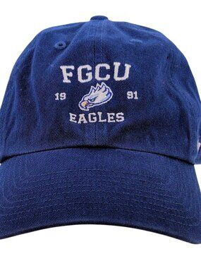 FGCU Eagles 1991 Hat '47 Clean Up Men's OSF Adjustable Blue University Cap NWT